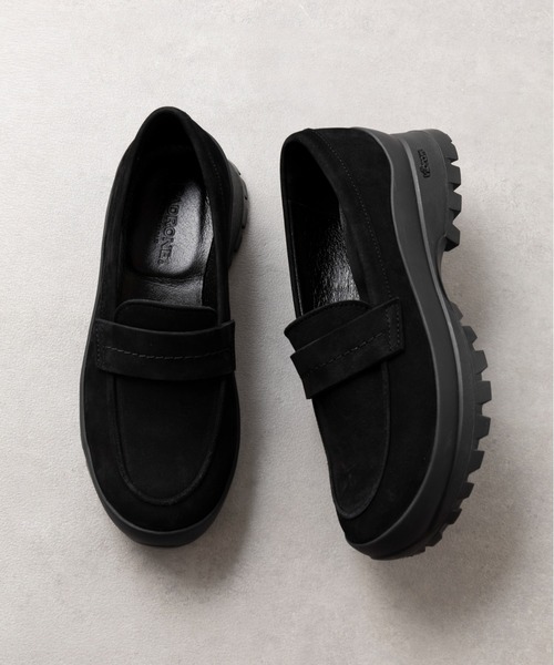 PADRONE(パドローネ)の「【PADRONE】884C Vibram LOAFER TK8840-2009-25C(ローファー・メンズ・ブラック・41/42/40)」の3枚目の写真
