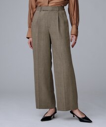 UNTITLED | 【セットアップ可/洗える】ウールライク ワイドパンツ(その他パンツ)