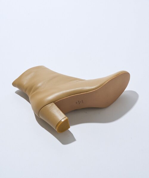 RIVE DROITE（リヴドロワ）の「【安定感◎】ラウンドトゥショートブーツ（ブーツ・レディース・ベージュ/ブラック・38/37/36）」の20枚目の写真