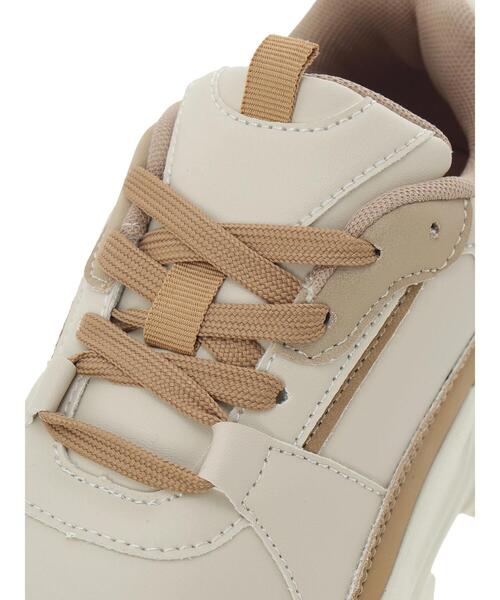 Samansa Mos2(サマンサ モスモス)の「ボリュームソールスニーカー(スニーカー・レディース・ブラック/ベージュ・XL/S/M/L)」の7枚目の写真