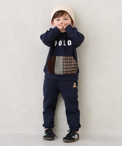 petit main（プティマイン）の「【POLO BCS】スウェットパンツ（スウェットパンツ・キッズ・ネイビー/トップグレー/ブルー・80ｃｍ/130cm/120cm/100cm/110cm/90cm）」の3枚目の写真
