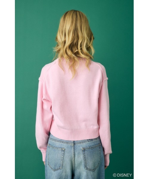 Disney SERIES CREATED by MUS（ディズニーシリーズクリエイテッドバイエムユーエス）の「MD FACE KNIT ウィメンズトップス（ニット/セーター・レディース・ピンク/イエロー/ブルー/ホワイト・FREE）」の11枚目の写真