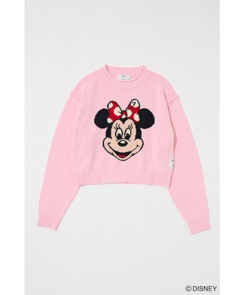 Disney SERIES CREATED by MUS（ディズニーシリーズクリエイテッドバイエムユーエス）の「MD FACE KNIT ウィメンズトップス（ニット/セーター・レディース・ピンク/イエロー/ブルー/ホワイト・FREE）」の18枚目の写真