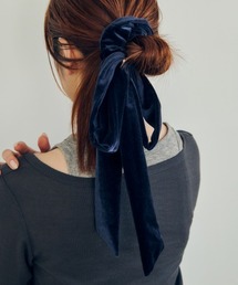 GOLDY（ゴールディ）の「【GOLDY】ロング ベロア リボン シュシュ 6251008（シュシュ）」