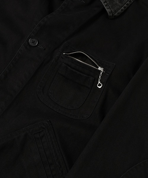 DAIRIKU（ダイリク）の「"Cooper" Vintage Washed Hunting Jacket（その他アウター・メンズ・ベージュ/ブラック・L/M）」の10枚目の写真