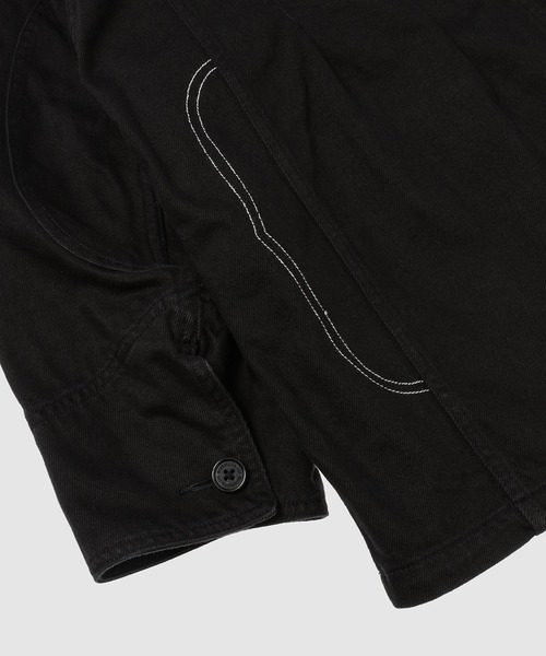 DAIRIKU（ダイリク）の「"Cooper" Vintage Washed Hunting Jacket（その他アウター・メンズ・ベージュ/ブラック・L/M）」の16枚目の写真