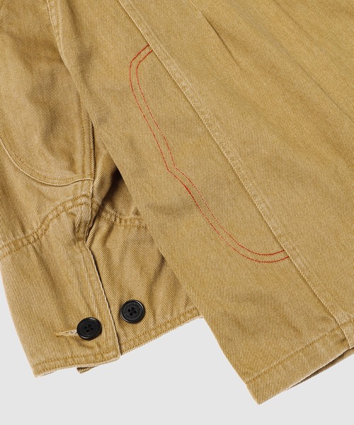 DAIRIKU（ダイリク）の「"Cooper" Vintage Washed Hunting Jacket（その他アウター・メンズ・ベージュ/ブラック・L/M）」の18枚目の写真