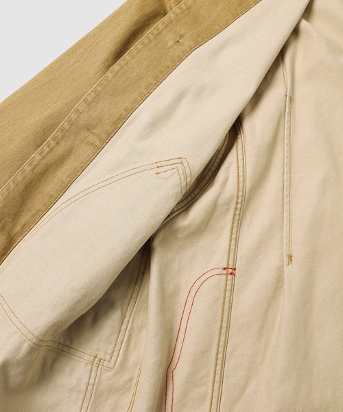 DAIRIKU（ダイリク）の「"Cooper" Vintage Washed Hunting Jacket（その他アウター・メンズ・ベージュ/ブラック・L/M）」の19枚目の写真