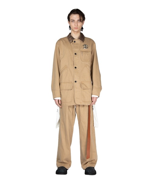 DAIRIKU（ダイリク）の「"Cooper" Vintage Washed Hunting Jacket（その他アウター・メンズ・ベージュ/ブラック・L/M）」の3枚目の写真