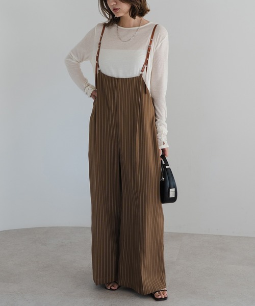 セール】ヘリンボーンストライプサス付きパンツ（その他パンツ