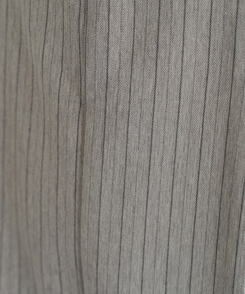 Bonjour Sagan（ボンジュールサガン）の「ヘリンボーンストライプサス付きパンツ（その他パンツ・レディース・ブラウン/ブラック/グレイッシュベージュ・FREE）」の17枚目の写真