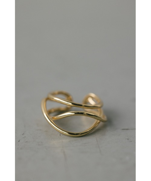 STYLEMIXER（スタイルミキサー）の「ラインアートリング（リング・レディース・シルバー/ゴールド・FREE）」の2枚目の写真