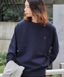 U.S. POLO ASSN./ユーエスポロアッスン クルーニット ワンポイント