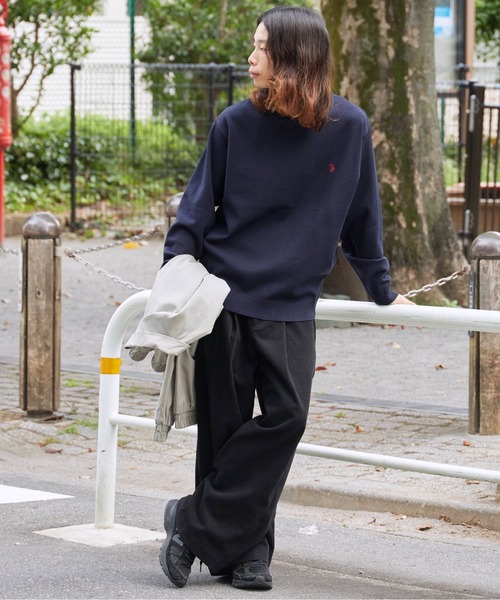 U.S. POLO ASSN.(ユーエスポロアッスン)の「U.S. POLO ASSN./ユーエスポロアッスン クルーニット ワンポイント(ニット/セーター・メンズ・ネイビー/オートミール/ブラック/グレー・L/M/S)」の15枚目の写真