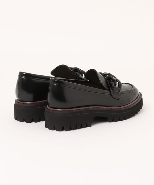 tsumori chisato WALK(ツモリチサトウォーク)の「チェーンモチーフタンクソールローファー(ローファー・レディース・ブラック/ダークブラウン・22.0cm/23.0cm/23.5cm/24.0cm/24.5cm/22.5cm)」の3枚目の写真