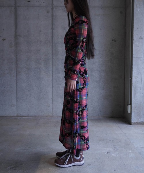 chopova lowena ワンピース セール】SONICSCAPE MESH DRESS（ワンピース）｜Chopova Lowena