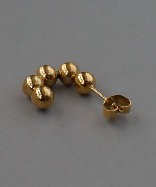 abaskdesign(アバスクデザイン)の「金属アレルギー対応ミニボールスタッドピアス(ピアス(両耳用)・レディース・シルバー/ゴールド・FREE)」の12枚目の写真