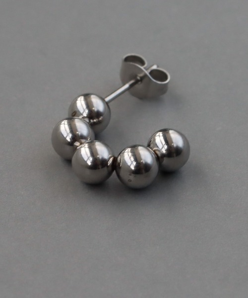 abaskdesign(アバスクデザイン)の「金属アレルギー対応ミニボールスタッドピアス(ピアス(両耳用)・レディース・シルバー/ゴールド・FREE)」の13枚目の写真