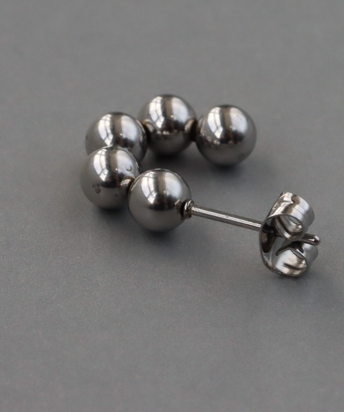 abaskdesign(アバスクデザイン)の「金属アレルギー対応ミニボールスタッドピアス(ピアス(両耳用)・レディース・シルバー/ゴールド・FREE)」の14枚目の写真