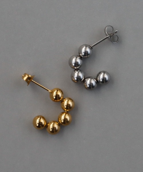 abaskdesign(アバスクデザイン)の「金属アレルギー対応ミニボールスタッドピアス(ピアス(両耳用)・レディース・シルバー/ゴールド・FREE)」の16枚目の写真