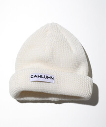 CAHLUMN(JE)CAHLUMN/JE Straw Yarn Roll Knit Cap/Xg[[ [jbgLbv(jbgLbv/r[j[)