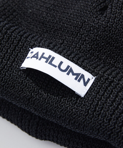 CAHLUMN（カウラム）の「CAHLUMN/カウラム Straw Yarn Roll Knit Cap/ストローヤーン ロールニットキャップ（ニットキャップ/ビーニー・メンズ・ブラック/オフホワイト/ネイビー・ONE SIZE）」の8枚目の写真