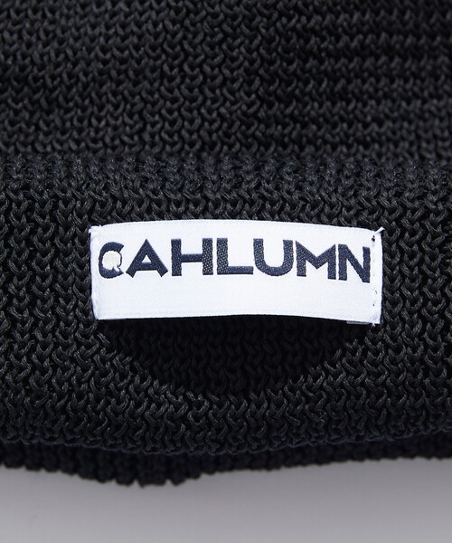 CAHLUMN（カウラム）の「CAHLUMN/カウラム Straw Yarn Roll Knit Cap/ストローヤーン ロールニットキャップ（ニットキャップ/ビーニー・メンズ・ブラック/オフホワイト/ネイビー・ONE SIZE）」の7枚目の写真