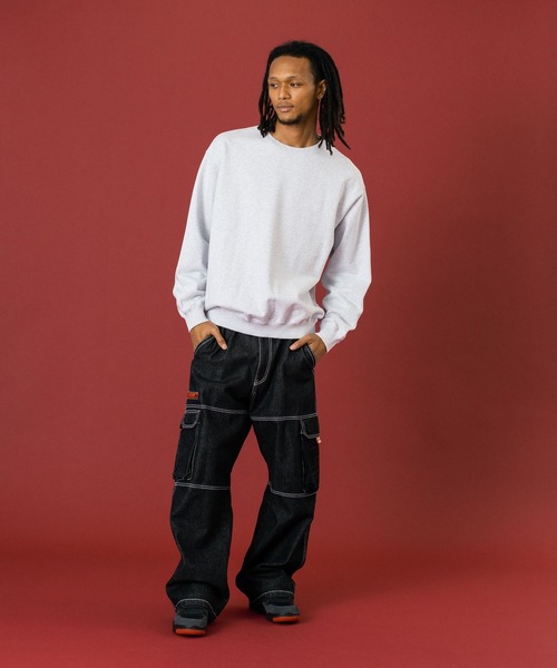 XLARGE（エクストララージ）の「SLANTED OG CREWNECK SWEATSHIRT（スウェット・メンズ・ブラック/ネイビー/アッシュ・S/M/L/XL/XXL）」の6枚目の写真