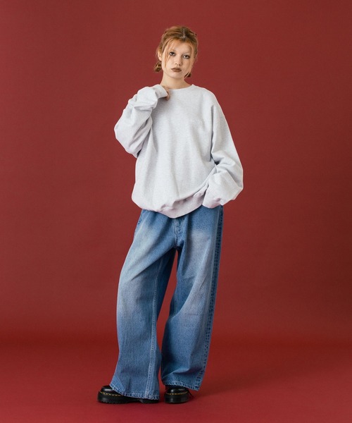 XLARGE（エクストララージ）の「SLANTED OG CREWNECK SWEATSHIRT（スウェット・メンズ・ブラック/ネイビー/アッシュ・S/M/L/XL/XXL）」の7枚目の写真