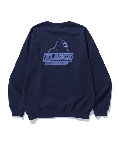 XLARGE（エクストララージ）の「SLANTED OG CREWNECK SWEATSHIRT（スウェット・メンズ・ブラック/ネイビー/アッシュ・S/M/L/XL/XXL）」の13枚目の写真