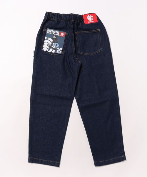 ELEMENT（エレメント）の「ELEMENT キッズ SHOD PANTS STD DENIM デニムパンツ 【2025年秋冬モデル】/エレメントキッズウエストゴムテーパードデニムパンツ（デニムパンツ・キッズ・ブラック系その他/ブルー系その他/インディゴブルー/ライトブルー・SMALL/MEDIUM/LARGE/X-LARGE）」の18枚目の写真