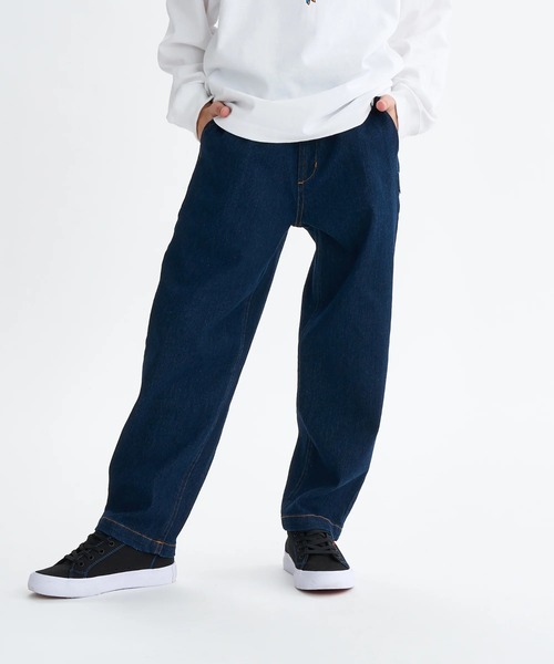 ELEMENT（エレメント）の「ELEMENT キッズ SHOD PANTS STD DENIM デニムパンツ 【2025年秋冬モデル】/エレメントキッズウエストゴムテーパードデニムパンツ（デニムパンツ・キッズ・ブラック系その他/ブルー系その他/インディゴブルー/ライトブルー・SMALL/MEDIUM/LARGE/X-LARGE）」の4枚目の写真