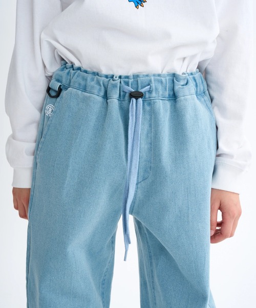 ELEMENT（エレメント）の「ELEMENT キッズ SHOD PANTS STD DENIM デニムパンツ 【2025年秋冬モデル】/エレメントキッズウエストゴムテーパードデニムパンツ（デニムパンツ・キッズ・ブラック系その他/ブルー系その他/インディゴブルー/ライトブルー・SMALL/MEDIUM/LARGE/X-LARGE）」の11枚目の写真