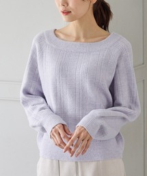 薄紫セーター　使用歴あり セール】 【 ウォッシャブル 】 日本の色ハイネックニット