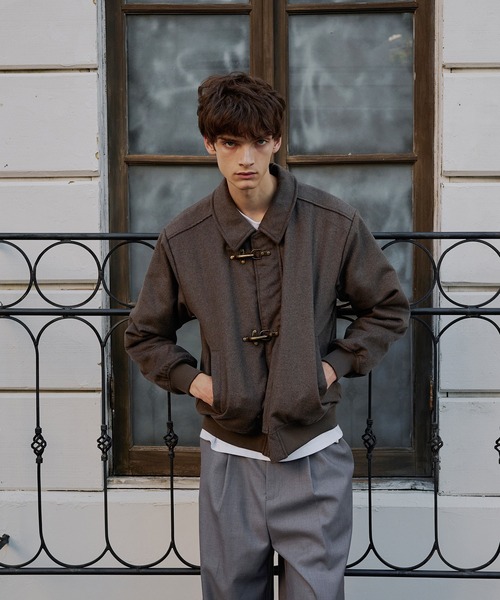 純毛 ジャケット 45R北海道本裏毛の908スタジアム（インディゴ 濃）: WOMEN｜45R