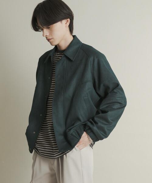 ツイルスエードタッチZIPブルゾン（ブルゾン）｜SENSE OF PLACE by