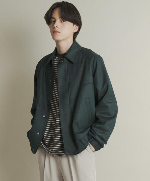 ツイルスエードタッチZIPブルゾン（ブルゾン）｜SENSE OF PLACE by