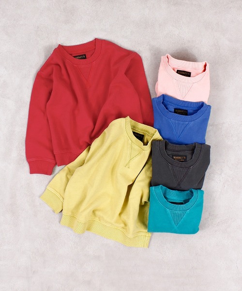 MARKEY'S（マーキーズ）の「ピグメントスウェット（スウェット・キッズ・ライトピンク/チャコール/イエロー/ライトブルー/ブルー/レッド・100/95/90/80/110/150/140/130/120）」の7枚目の写真