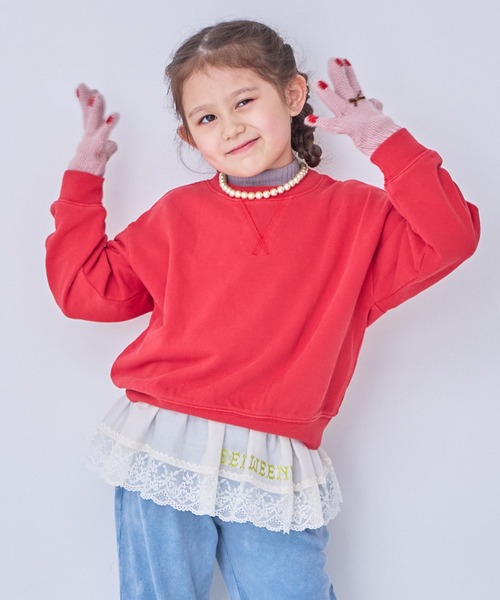 MARKEY'S（マーキーズ）の「ピグメントスウェット（スウェット・キッズ・ライトピンク/チャコール/イエロー/ライトブルー/ブルー/レッド・100/95/90/80/110/150/140/130/120）」の16枚目の写真