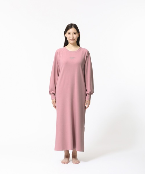 セール】BAKUNE スウェット ウィメンズ ロングスリーブ ワンピース