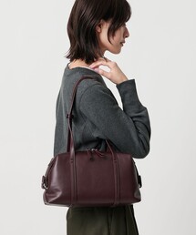 BEAUTY&YOUTH UNITED ARROWS(ビューティーアンドユースユナイテッドアローズ)のレザーライク ジップ スクエア ボストンバッグ(ボストンバッグ)