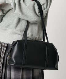 BEAUTY&YOUTH UNITED ARROWS | レザーライク ジップ スクエア ボストンバッグ(ボストンバッグ)