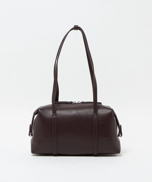 BEAUTY&YOUTH UNITED ARROWS（ビューティーアンドユースユナイテッドアローズ）の「レザーライク ジップ スクエア ボストンバッグ（ボストンバッグ・レディース・ワイン/ブラック・FREE）」の16枚目の写真