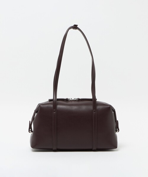 BEAUTY&YOUTH UNITED ARROWS（ビューティーアンドユースユナイテッドアローズ）の「レザーライク ジップ スクエア ボストンバッグ（ボストンバッグ・レディース・ワイン/ブラック・FREE）」の3枚目の写真