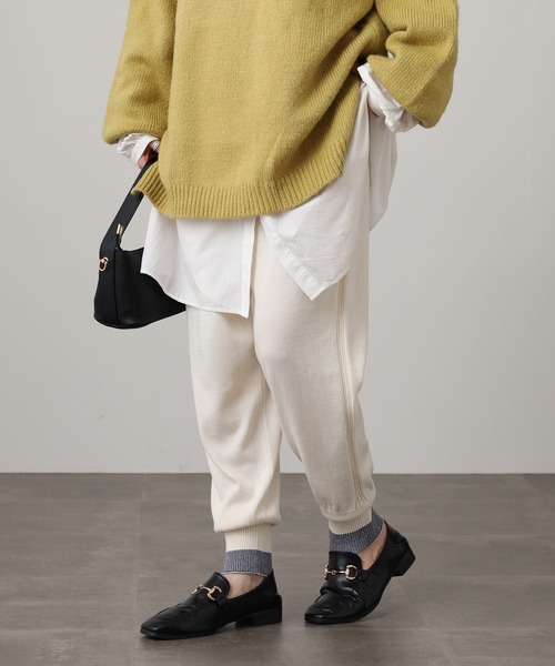 オーガニックC ニットパンツ