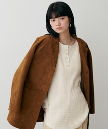 LARUTA（ラルータ）の「【LARUTA】長袖ワッフルカットソーT（Tシャツ/カットソー）」