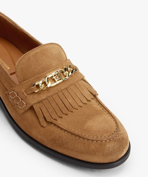 TOMMY HILFIGER(トミーヒルフィガー)の「チェーンフリンジスエードローファー(その他シューズ・レディース・ベージュ・23cm/23.5cm/24cm)」の6枚目の写真
