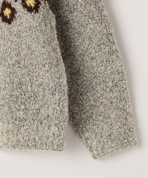 SHIPS（シップス）の「SHIPS KIDS:100～130cm /〈洗濯機可能〉フェアアイル柄 ニット（ニット/セーター・キッズ・トップグレー/ネイビー・120/110/100/130）」の6枚目の写真