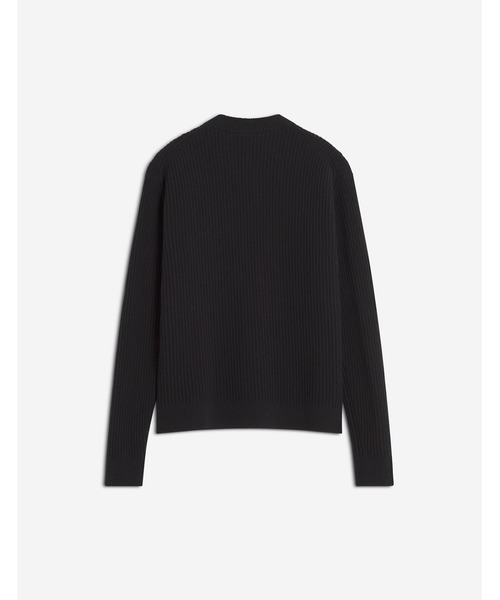 Maison Kitsune（メゾンキツネ）の「FOX HEAD WOOL RIBBED CARDIGAN（カーディガン/ボレロ・メンズ・ホワイト/ブラック・S/M/L/XS/XL）」の10枚目の写真