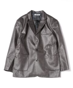 ジョンローレンスサリバン レザー切替 テーラードジャケット 「最終値下げ」 JOHN LAWRENCE SULLIVAN ジョンローレンスサリバン テーラード